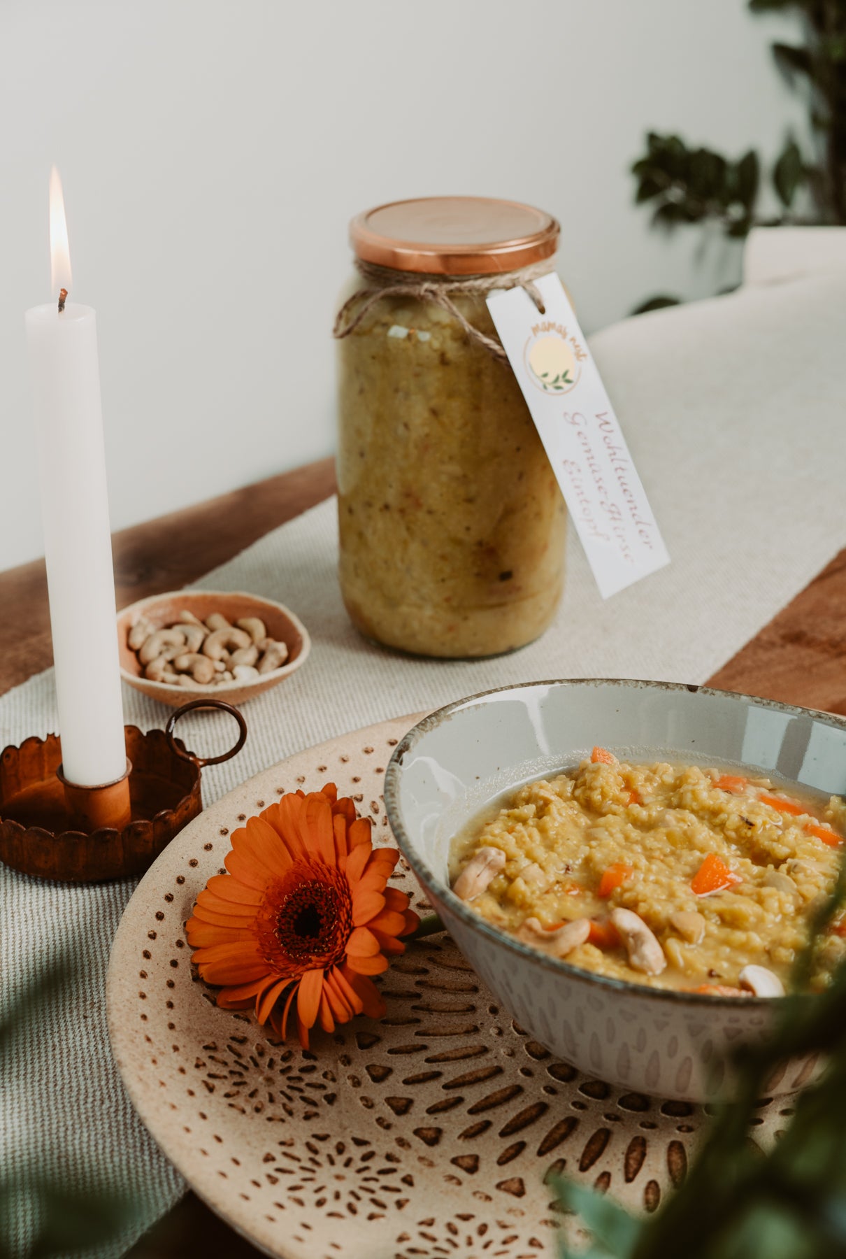 Wohltuender Gemüseeintopf mit Hirse und Cashew, 960 g